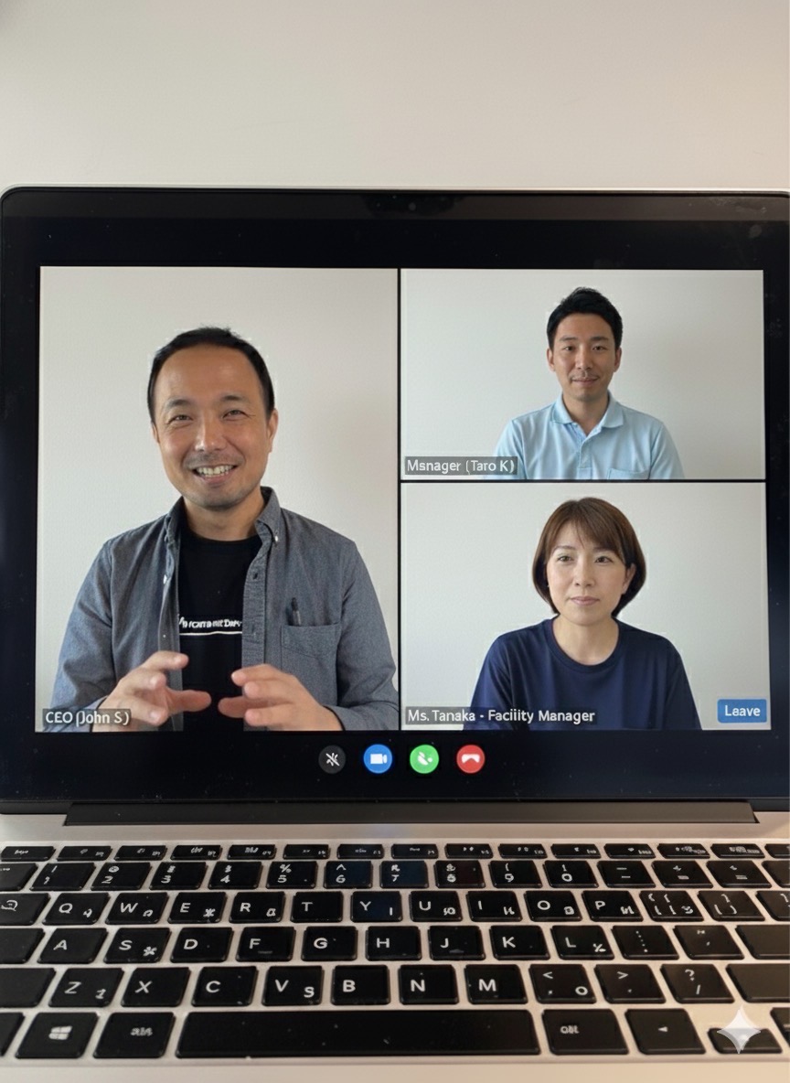 発信・撮影の様子